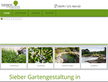 Tablet Screenshot of garten-sieber.at